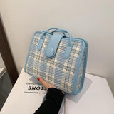 Woolen handbag single shoulder armpit bag simple Tote Bag