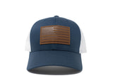 American Flag Hat - Navy/White