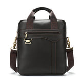 Waterproof Business Simple Style Chunky Sling Shoulder Bag Trip Leather Crossbody Bag