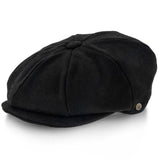 5 Colors - Shelby - Walrus Hat Wool Blend 8 Panel Newsboy Cap