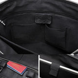 Men's Classic Casual Leather Soft Handbag Business Crossbody Bag