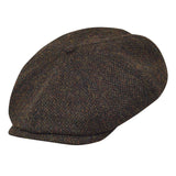 Vintage Cap Tweed-Brown