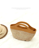 Ladies shell-shaped straw woven bag beach vacation handbag