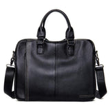 Genuine Leather Adjustable Shoulder Strap Design Business Casual Crossbody Bag Handbag