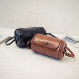 Ladies Retro Forest Cylinder Small Bag Zipper One Shoulder Messenger Bag