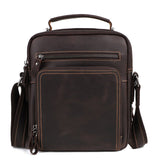 Men's Casaul Leahter Large Capacity Crossbody Bag