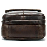 Men's Flap Type Shoulder Bag Retro Leather Crossbody Bag Handbag