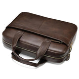 Handy Large Capacity Vintage Durable Waterproof Business Bridfcase Handbag