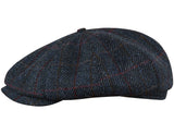 Vintage Cap Tweed-Blue/Red