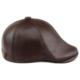 “Detective” True first layer cowhide duck tongue fashion forward cap M-3XL