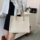Ladies Leather Solid Color Plain Handbag