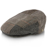 Tribeca - Walrus Hats Grey Tweed Patchwork Ivy Cap