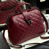Fashion retro women's handbag single shoulder rhomboid bag