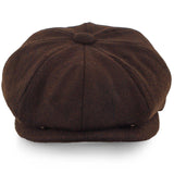 5 Colors - Shelby - Walrus Hat Wool Blend 8 Panel Newsboy Cap