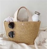 IG Seaside Summer Beach Vacation Wild Woven Retro Handbag