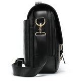 Men's Genuine Leather Handbag Large Capacity Waterproof Crossbody Bag