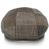 Tribeca - Walrus Hats Grey Tweed Patchwork Ivy Cap