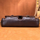 Mens Vintage Fashion Large Capacity Business Handbags Crossbody Bags