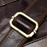 Men's Retro Casual Leather Business Handbag Crossbody Bag