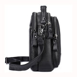 Mens Practical Muiltipurpose Shoulder Bags Leather Messenger Bags Handbags
