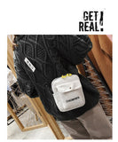 Ladies Canvas Letter Crossbody Bag