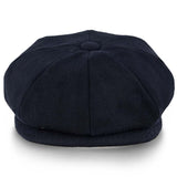 5 Colors - Shelby - Walrus Hat Wool Blend 8 Panel Newsboy Cap