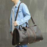Large Capacity Casual Durable Retro Travelling Handbag