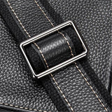 Leather Solid Color Business Crossbody Bag Shoulder Bag For Men