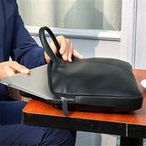 Large Capacity Durable Business Casual Case Leather Handbags