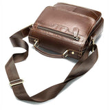 Mens Casual Waterproof Vintage Stitching Handbags With Large Capacity