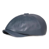 "Kenmare" Newsboy Leather Cap