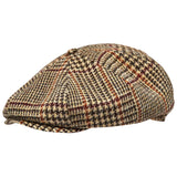 Eight Piece Cap Tweed-Crown Beige