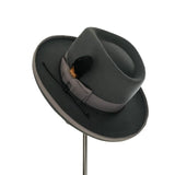 New Arrival Fur Felt Fedora-Gray